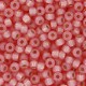 Miyuki rocailles Perlen 8/0 - Dyed salmon silver lined 8-642